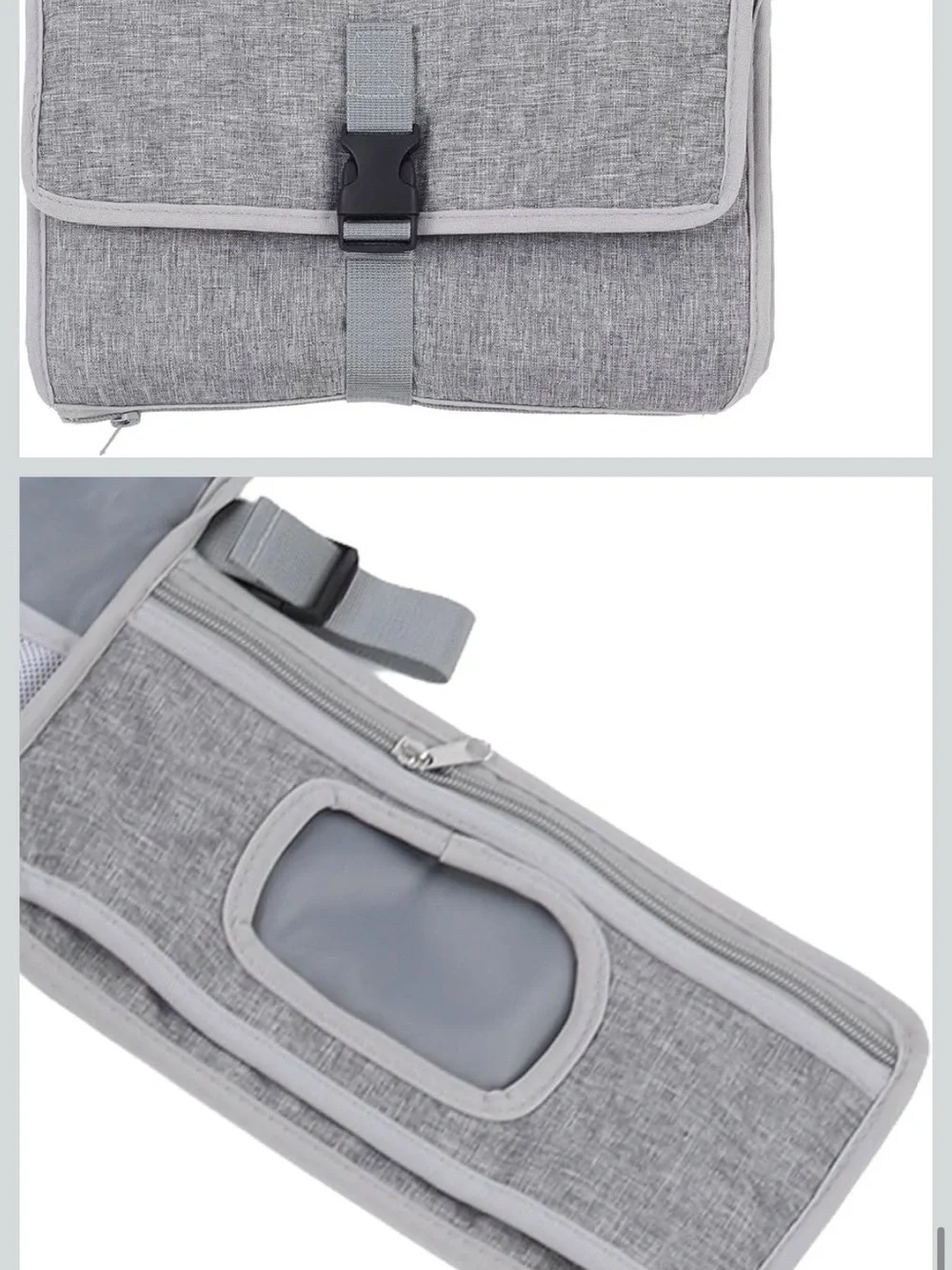 M288 NEW Portable changing pad for newborn - infant travel changing mat - Gray
